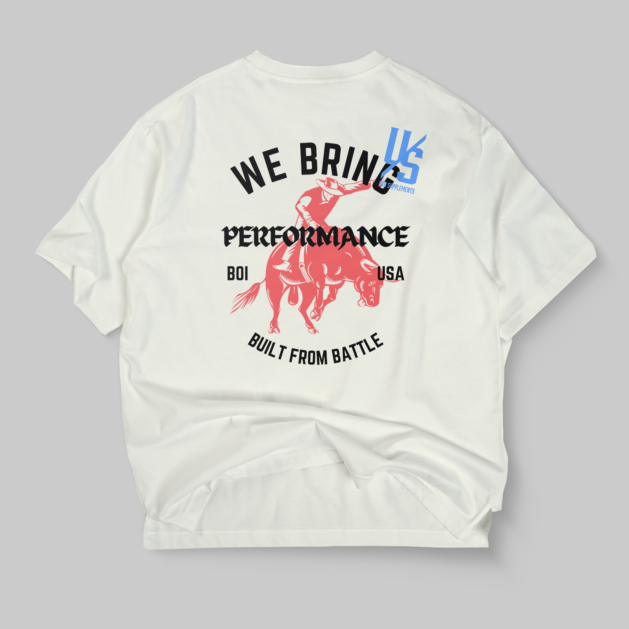 Oversized Performance Tee (Bone)