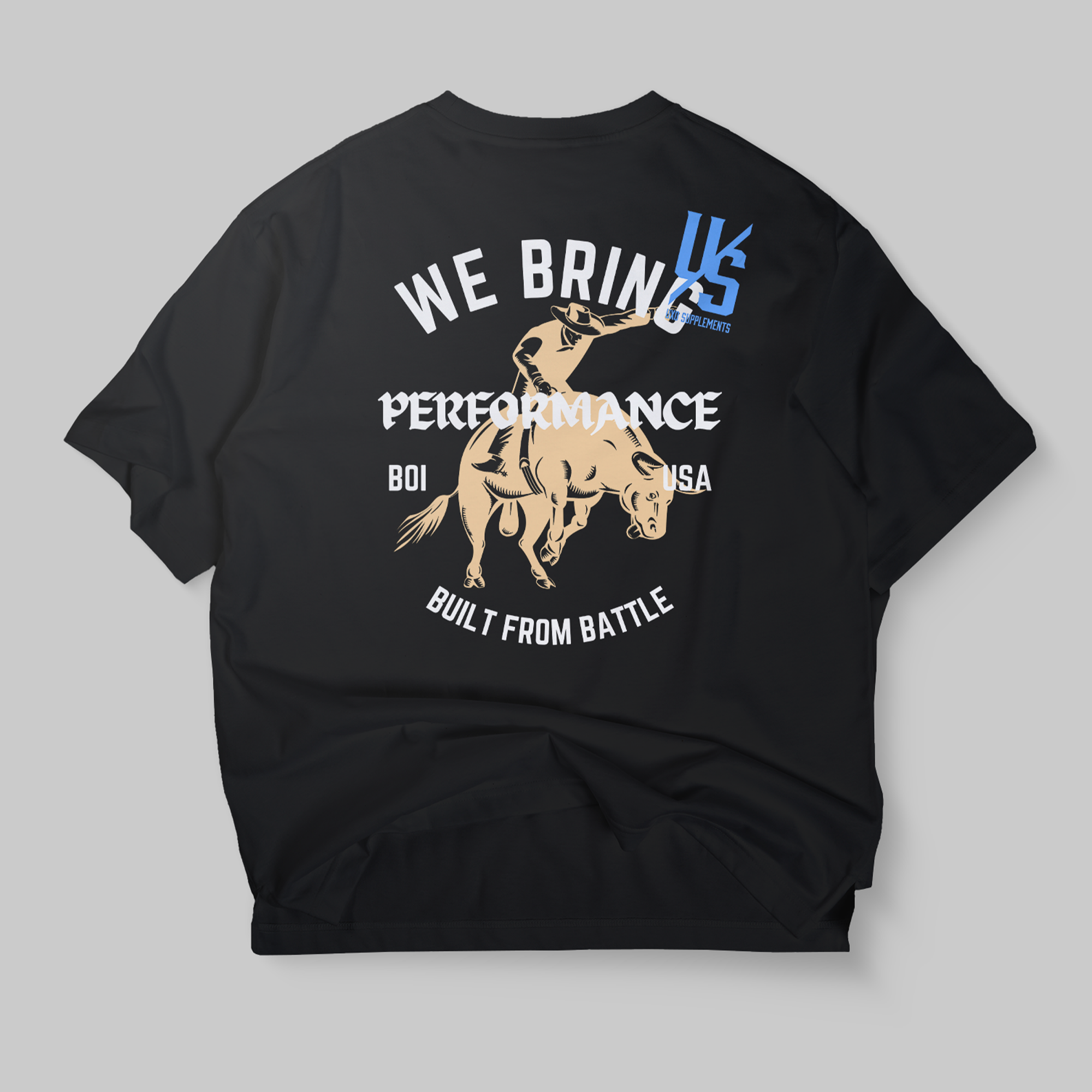 Oversized "We Bring" Tee (Black)