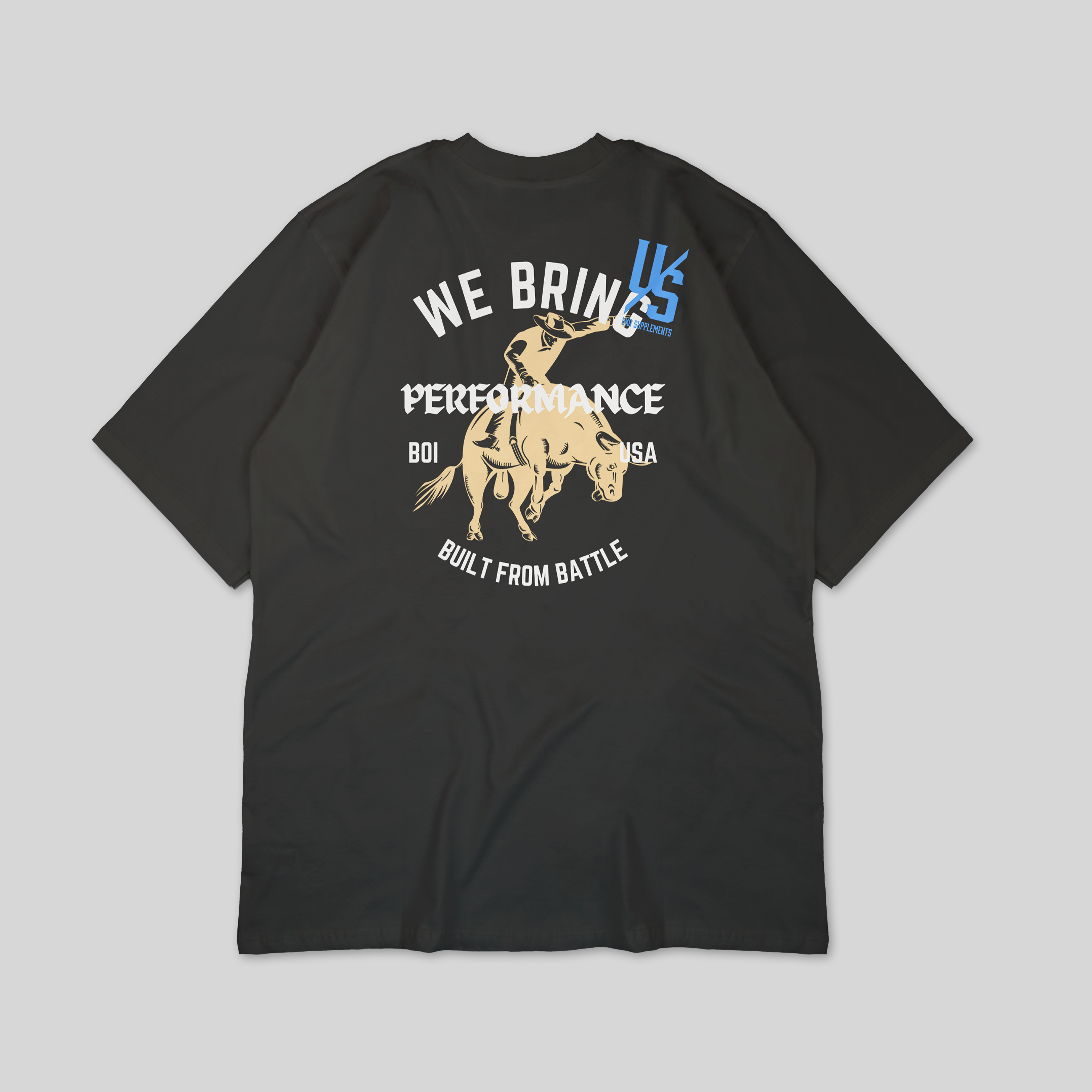 Oversized "We Bring" Tee (Black)