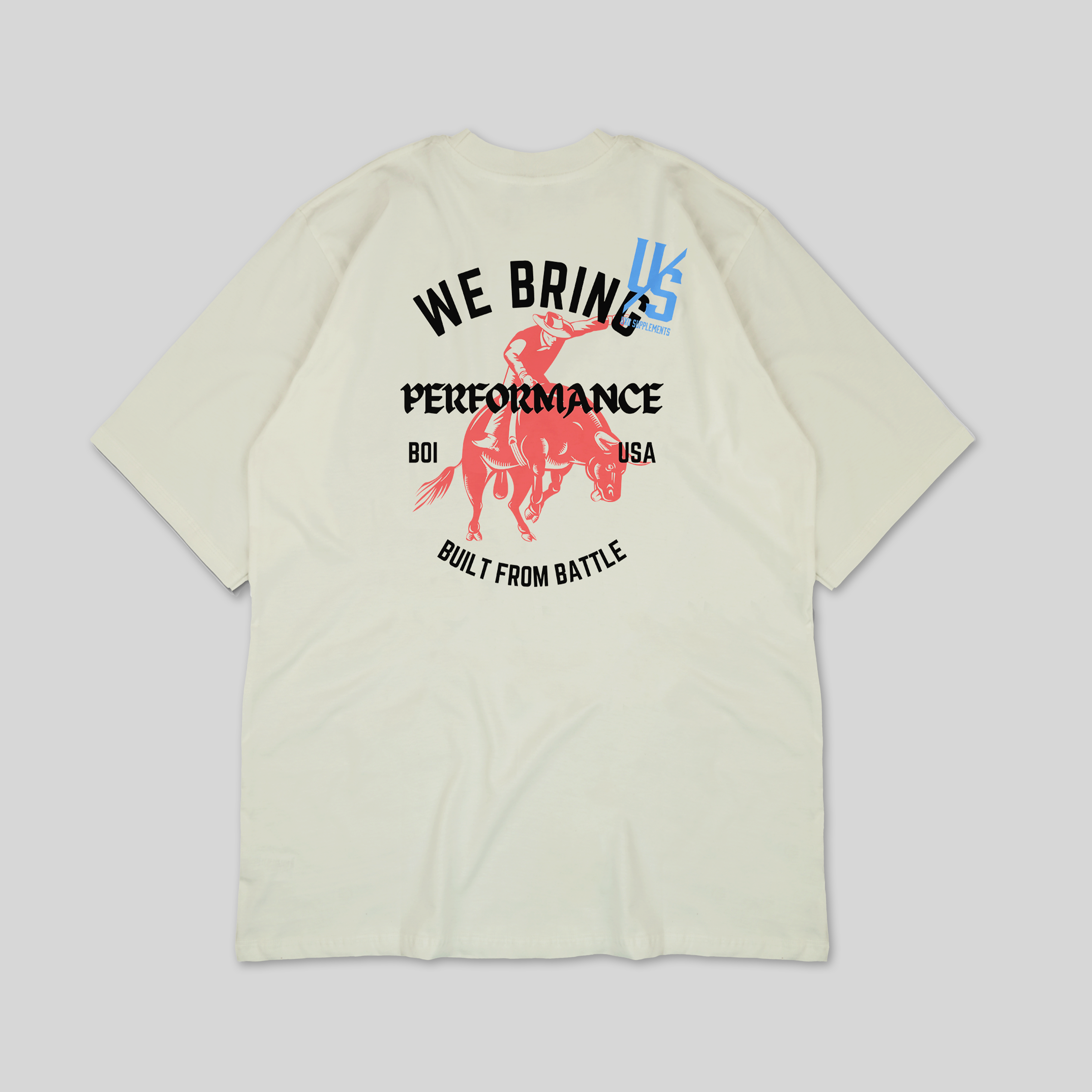 Oversized Performance Tee (Bone)